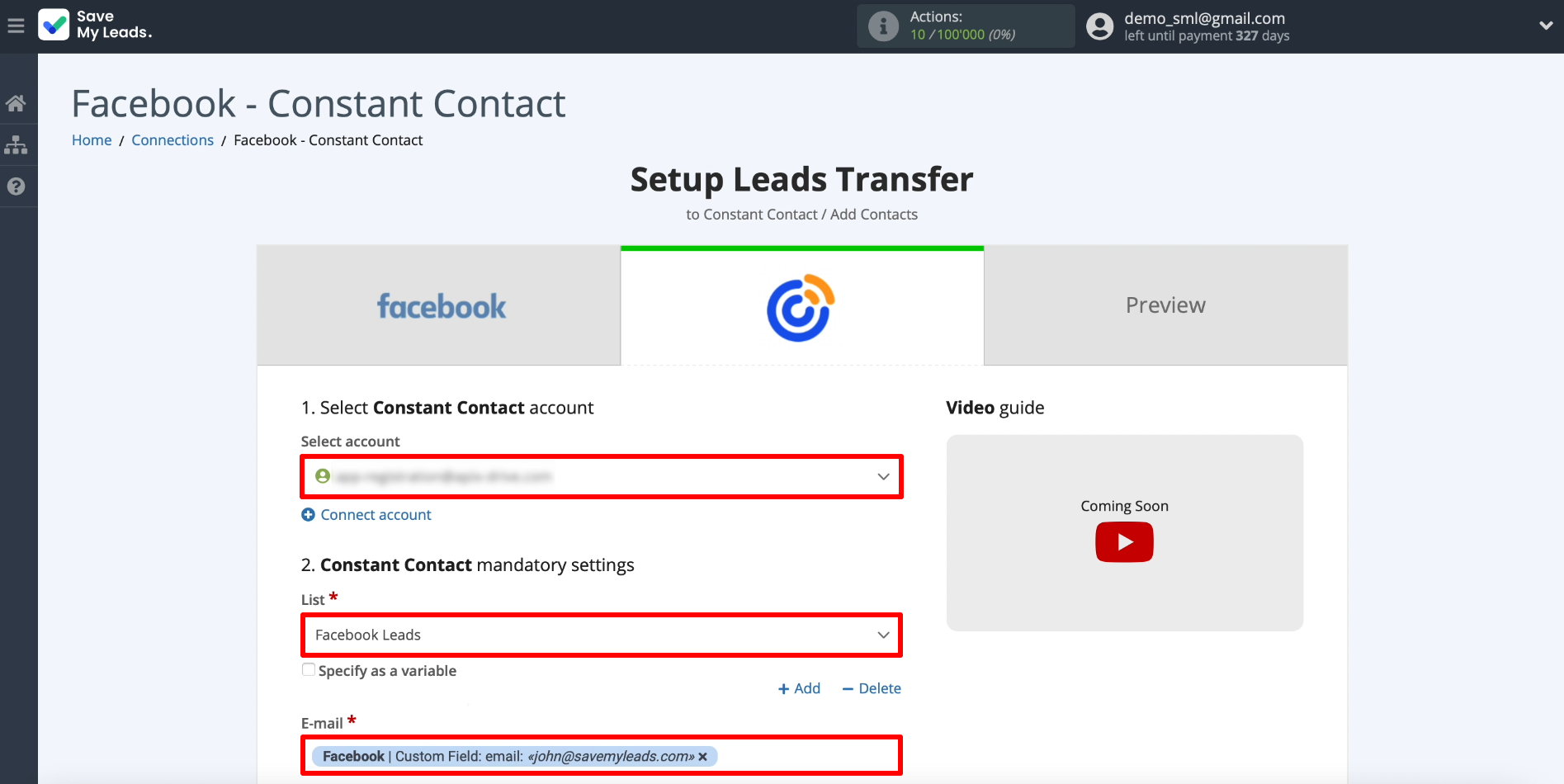 Setting up Constant Contact, part 1 Setting up Constant Contact, part 1