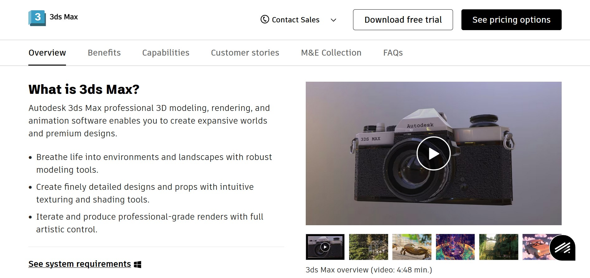 3D Modeling Software | 3ds Max 3D Modeling Software | 3ds Max