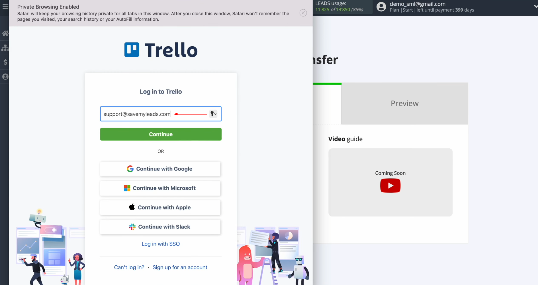 Google Lead Form and Trello integration | Specify the login of your Trello personal account Google Lead Form and Trello integration | Specify the login of your Trello personal account