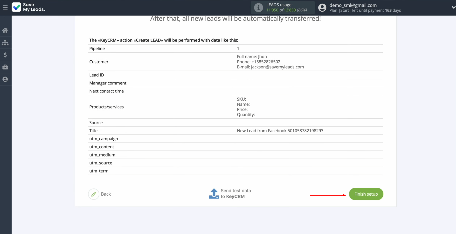 Facebook and KeyCRM integration | You must enable auto-update Facebook and KeyCRM integration | You must enable auto-update