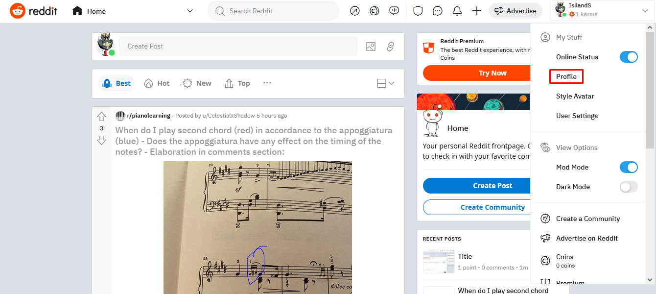 How to post on Reddit | Go to Profile<br>
How to post on Reddit | Go to Profile<br>