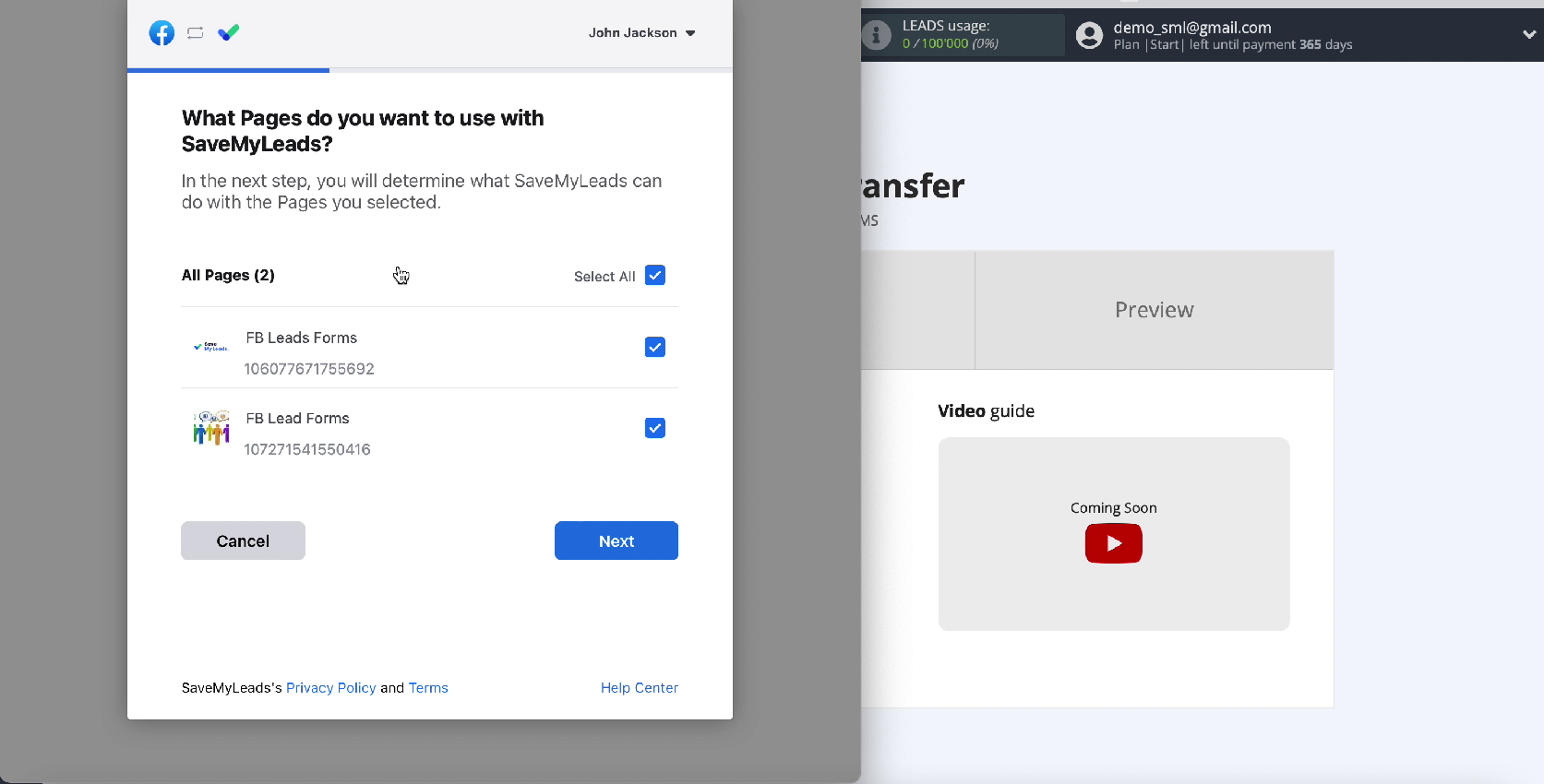 Facebook and The Texting integration | Check all advertising pages Facebook and The Texting integration | Check all advertising pages