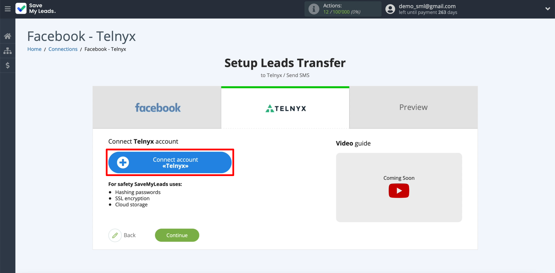Connecting Telnyx Connecting Telnyx
