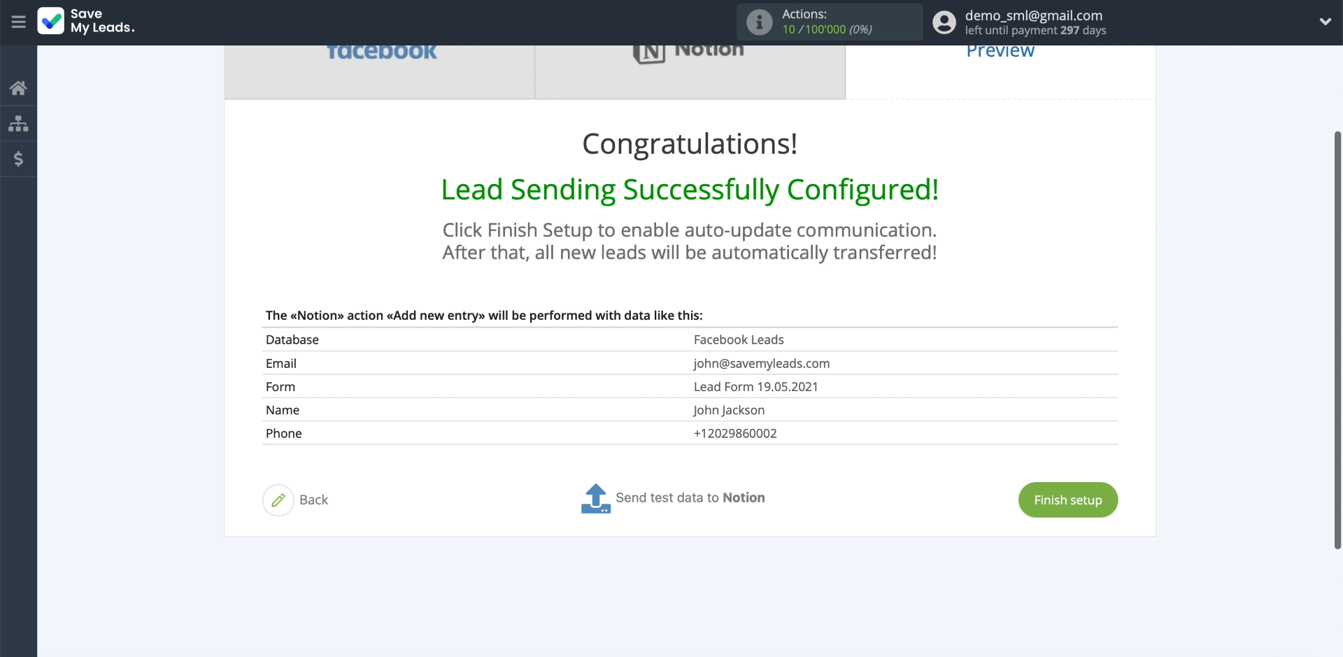 How to set up the upload of new leads from your Facebook ad account to Notion | Example of lead data part 2 How to set up the upload of new leads from your Facebook ad account to Notion | Example of lead data part 2
