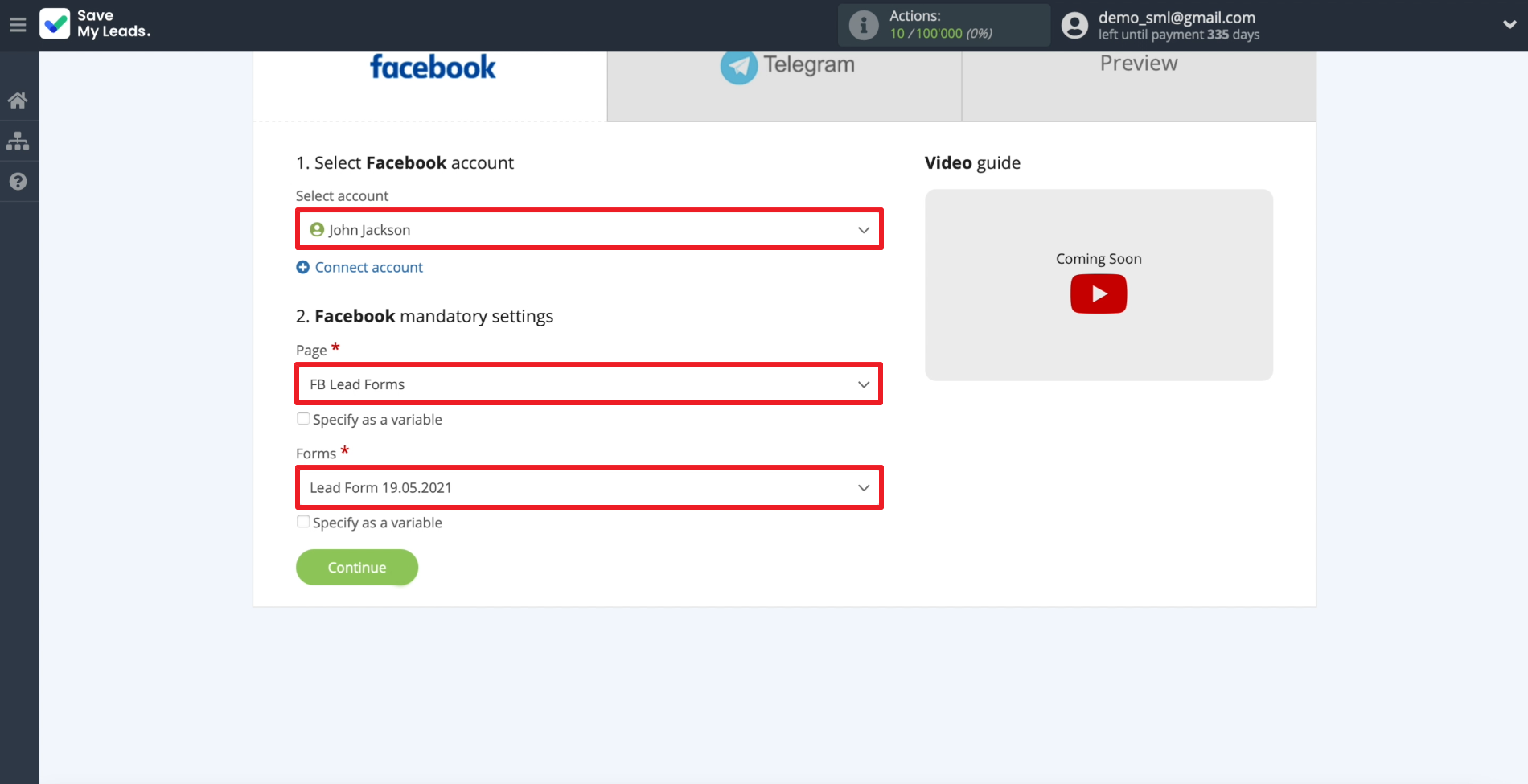 How to set up the upload of new leads from a Facebook advertising account in Telegram | We connect the form How to set up the upload of new leads from a Facebook advertising account in Telegram | We connect the form