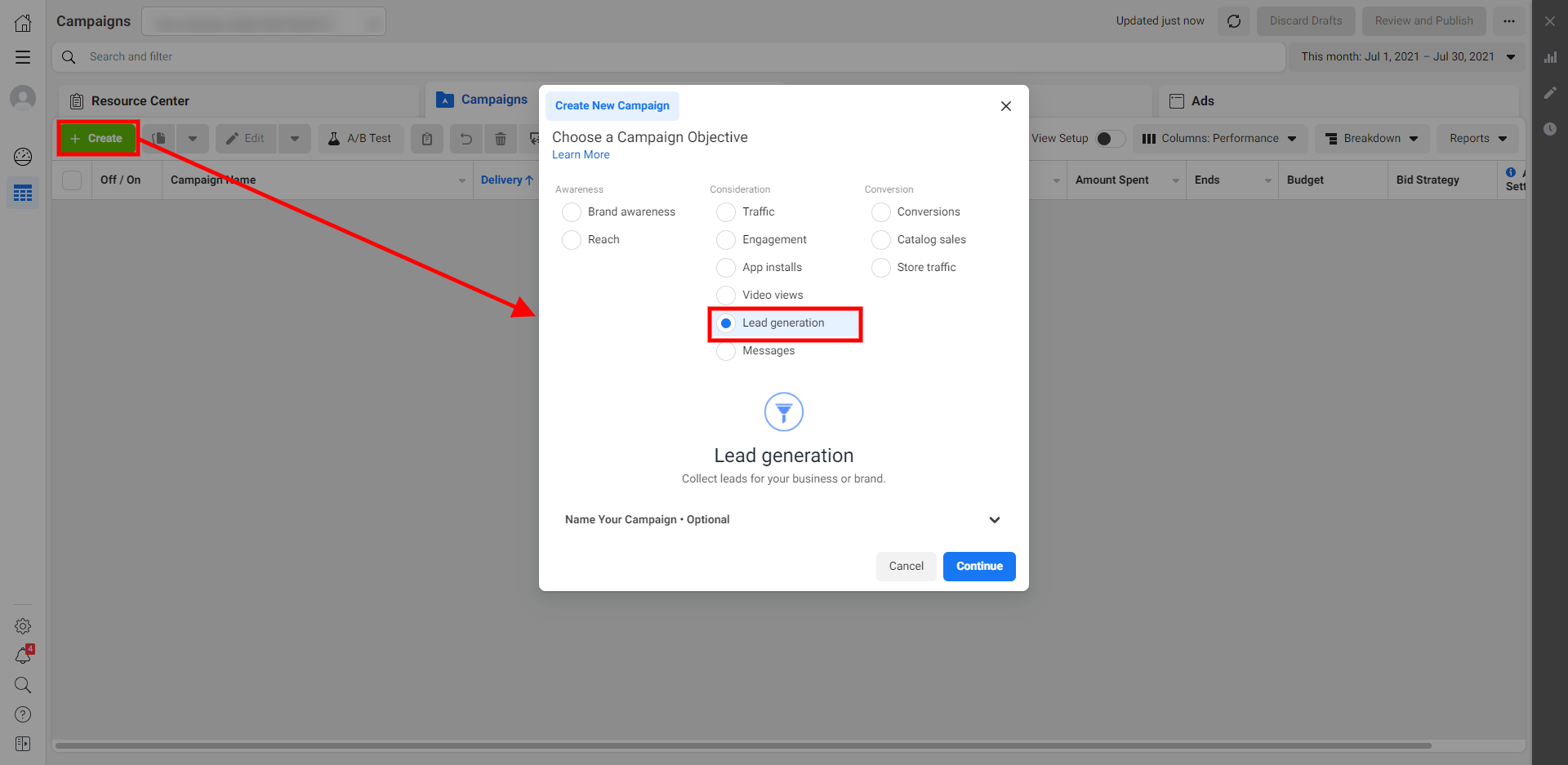 How to Set Up Facebook Lead Form Ads | Choosing a campaign goal How to Set Up Facebook Lead Form Ads | Choosing a campaign goal