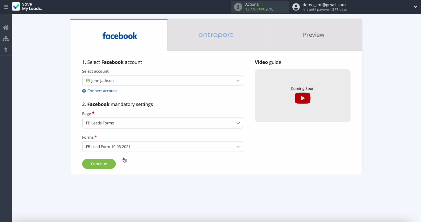 How to Add Ontraport Contacts from New Facebook Leads | Select shapes How to Add Ontraport Contacts from New Facebook Leads | Select shapes