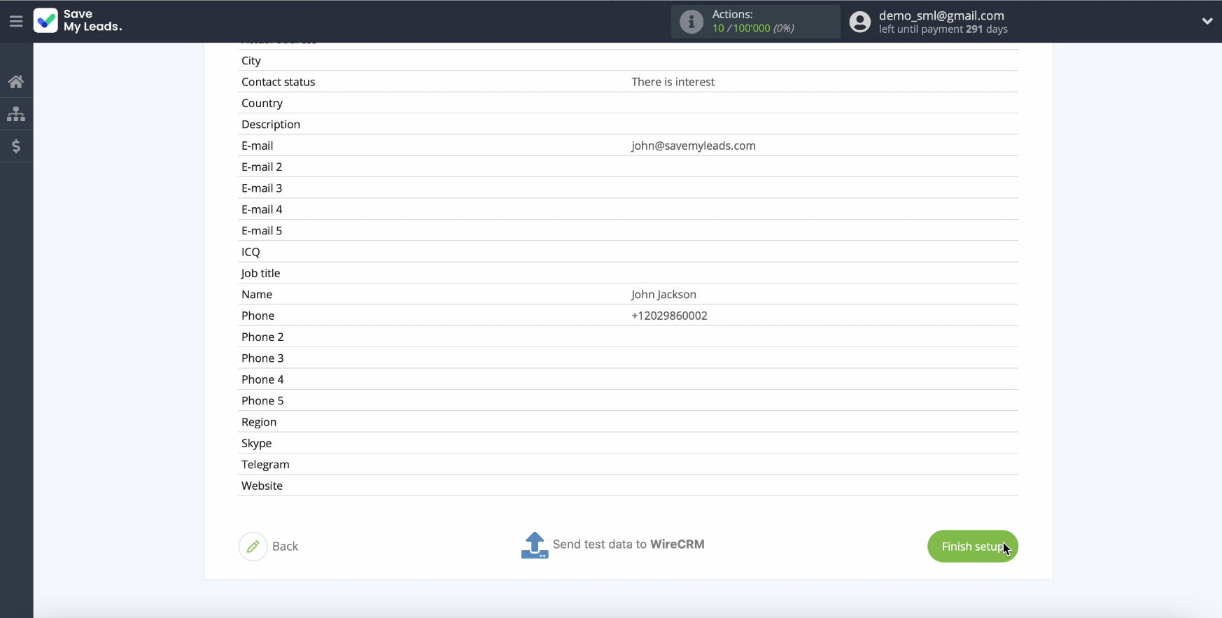 Facebook and WireCRM integration | Completion of settings Facebook and WireCRM integration | Completion of settings