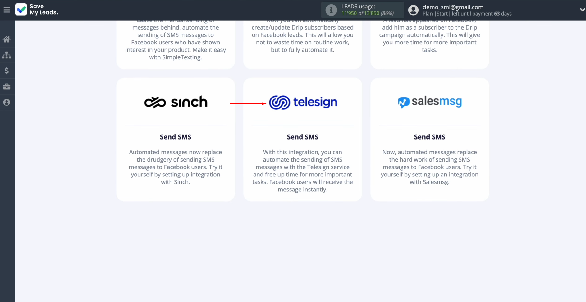 Telesign and Facebook integration | Select Telesign Telesign and Facebook integration | Select Telesign