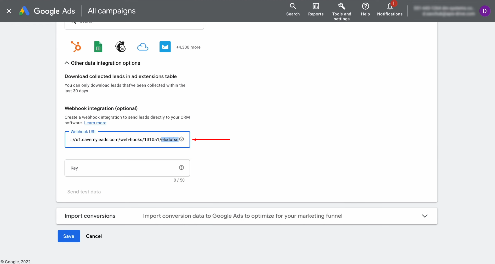 Google Lead Form and Copper integration | Extract the last portion of the URL and copy it Google Lead Form and Copper integration | Extract the last portion of the URL and copy it