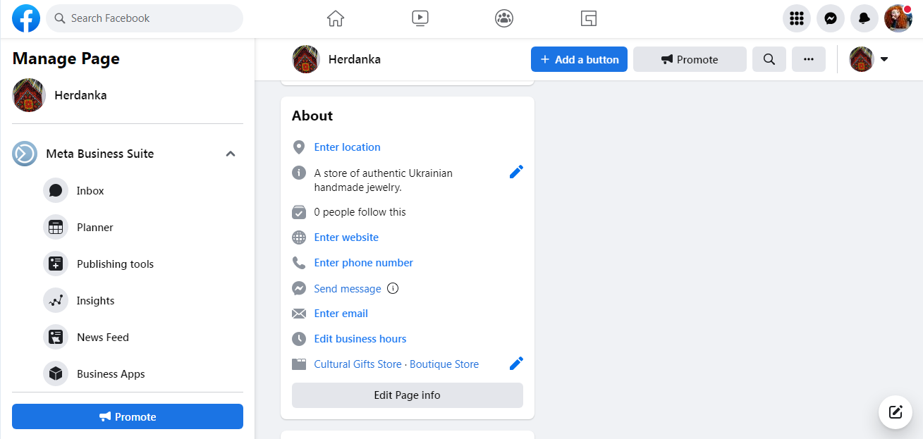 Choose Edit Page Info Choose Edit Page Info