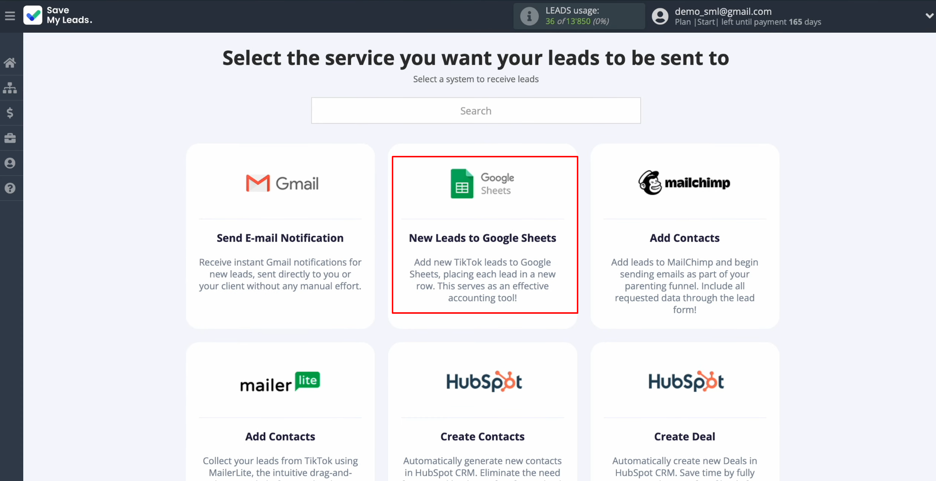 TikTok and Google Sheets integration | Choose Google Sheets TikTok and Google Sheets integration | Choose Google Sheets