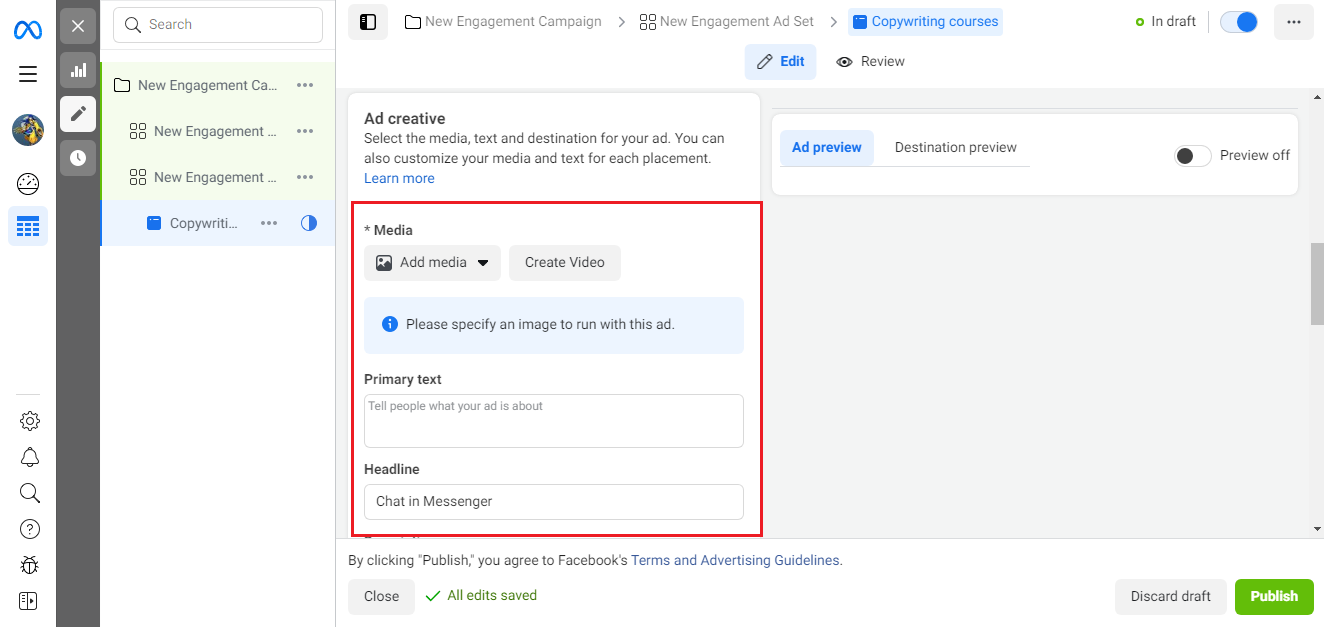 Creating an ad in Facebook (Meta) Ads Manager | Ad creative Creating an ad in Facebook (Meta) Ads Manager | Ad creative