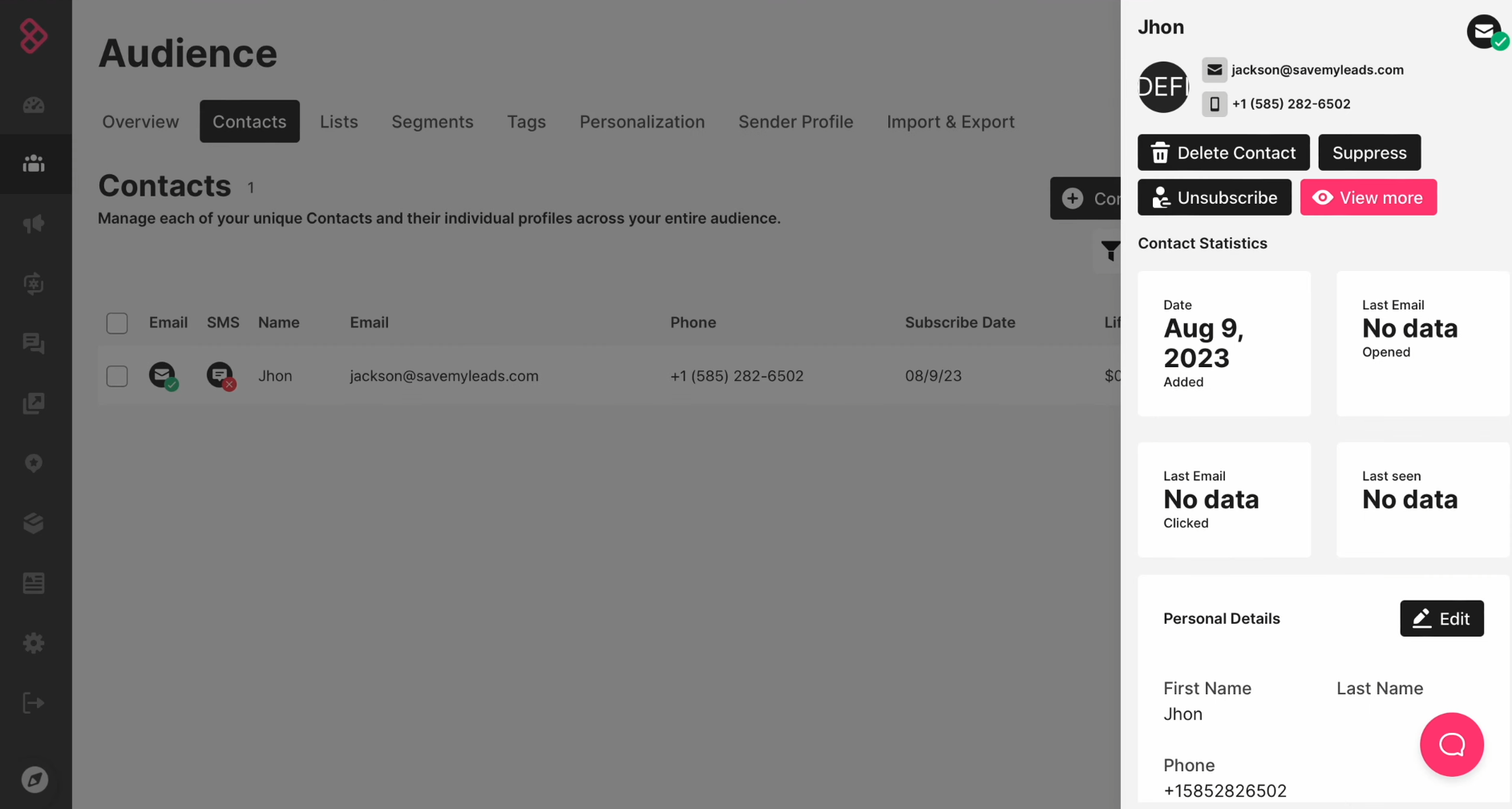 Sendlane and Facebook integration | The transfer of leads Sendlane and Facebook integration | The transfer of leads
