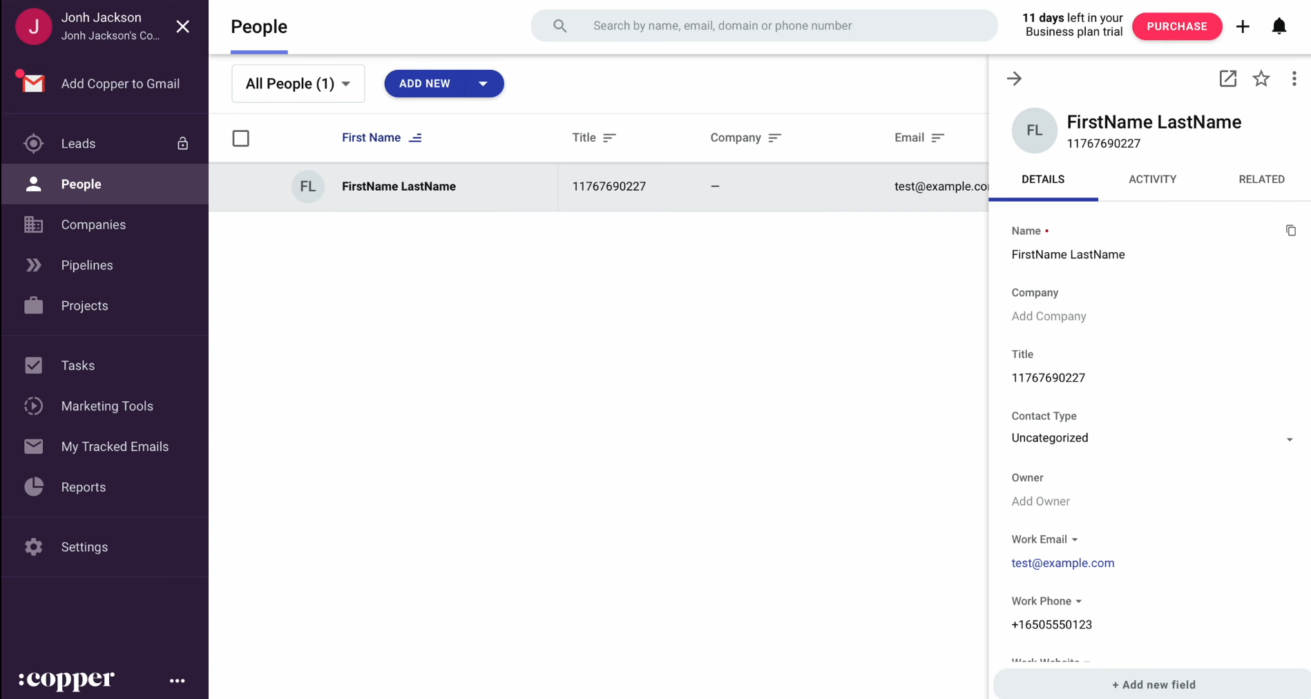 Google Lead Form and Copper integration | Access your Copper account to confirm the results Google Lead Form and Copper integration | Access your Copper account to confirm the results