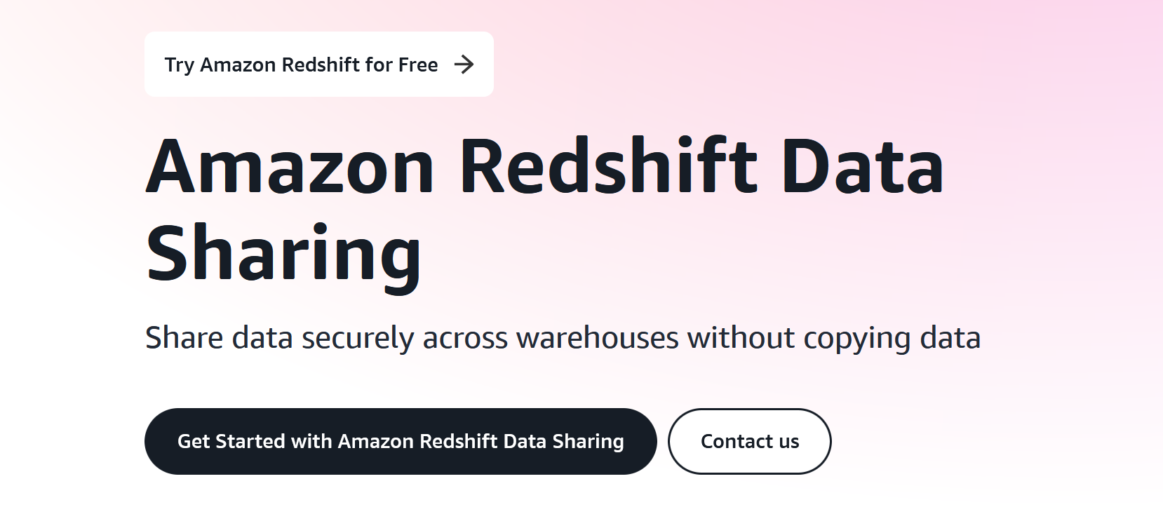 Use Cases for Amazon Redshift Use Cases for Amazon Redshift