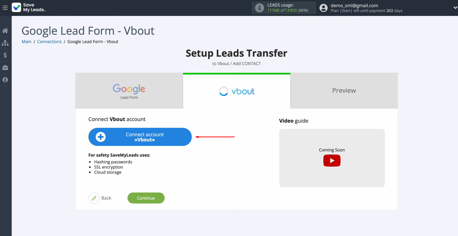 Vbout and Google Leads integration | Connect your Vbout account to SaveMyLeads Vbout and Google Leads integration | Connect your Vbout account to SaveMyLeads