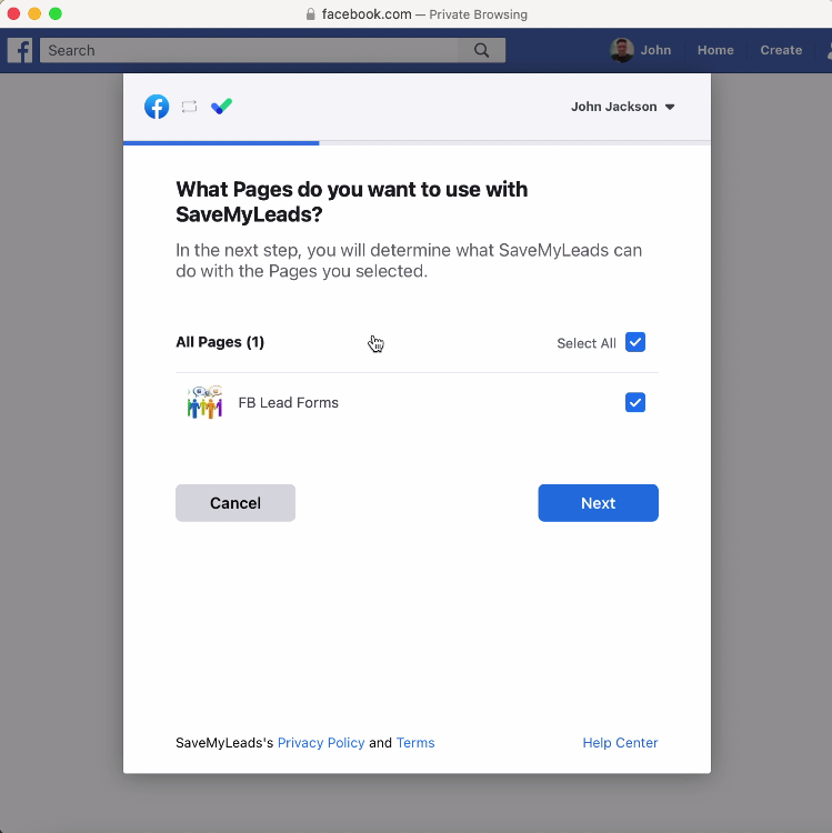 Facebook and Aweber integration | Check all pages Facebook and Aweber integration | Check all pages