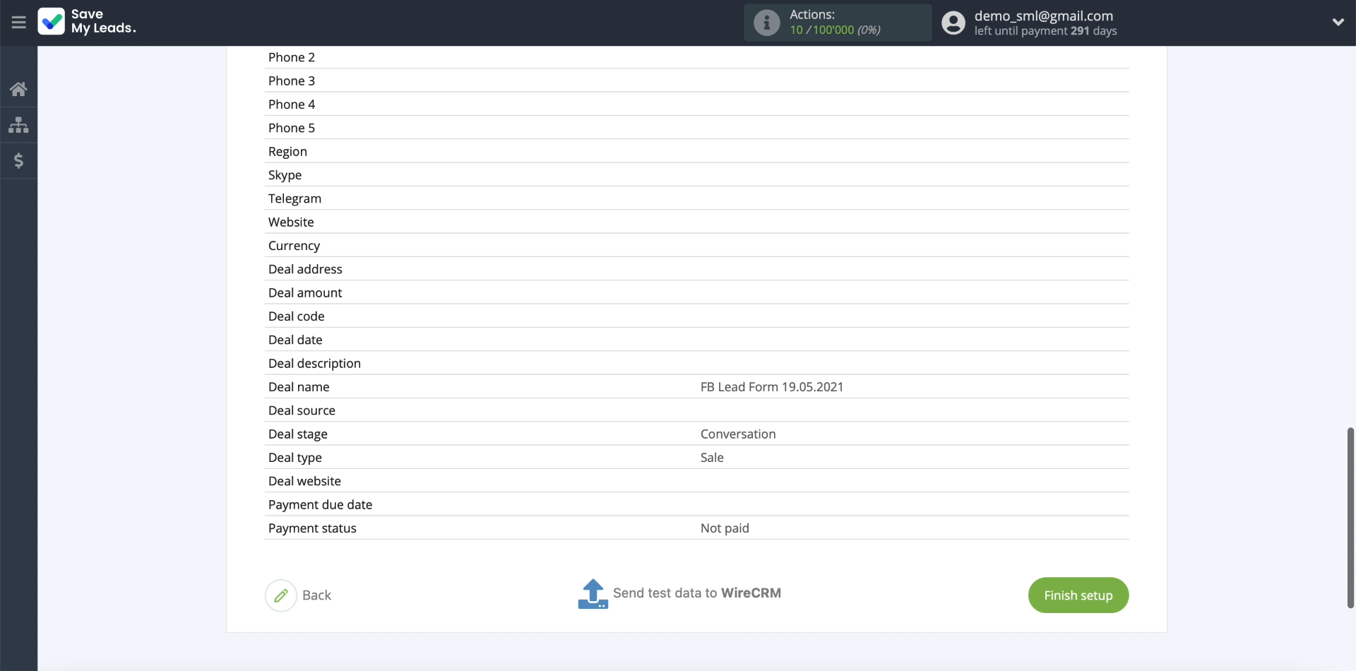 Example of sent data Part 4 Example of sent data Part 4 