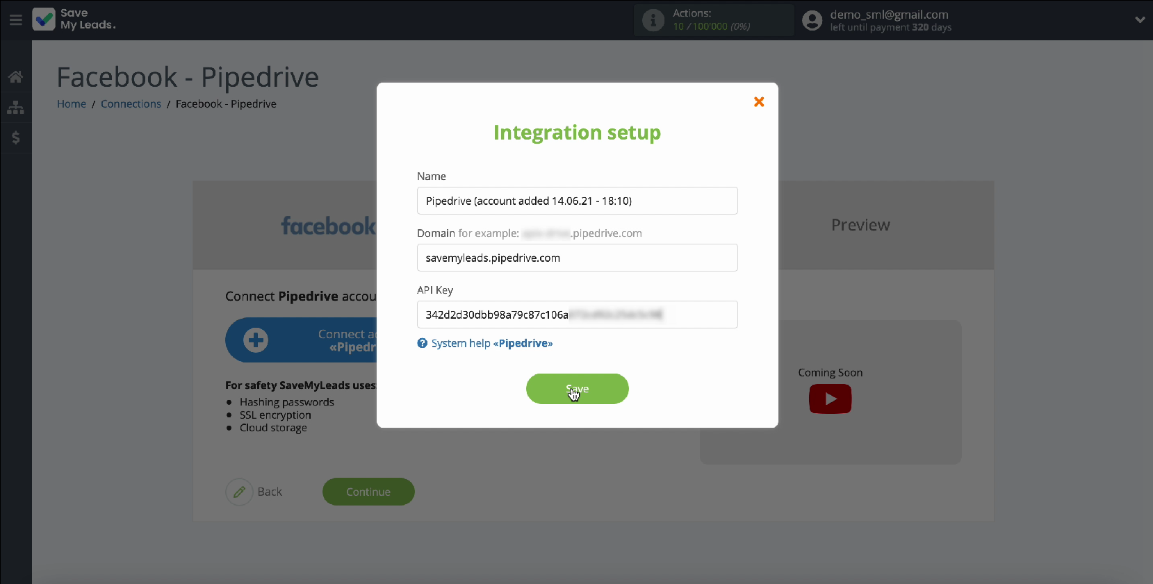 Facebook Leads Ads and Pipedrive CRM integration | Continue setup Facebook Leads Ads and Pipedrive CRM integration | Continue setup