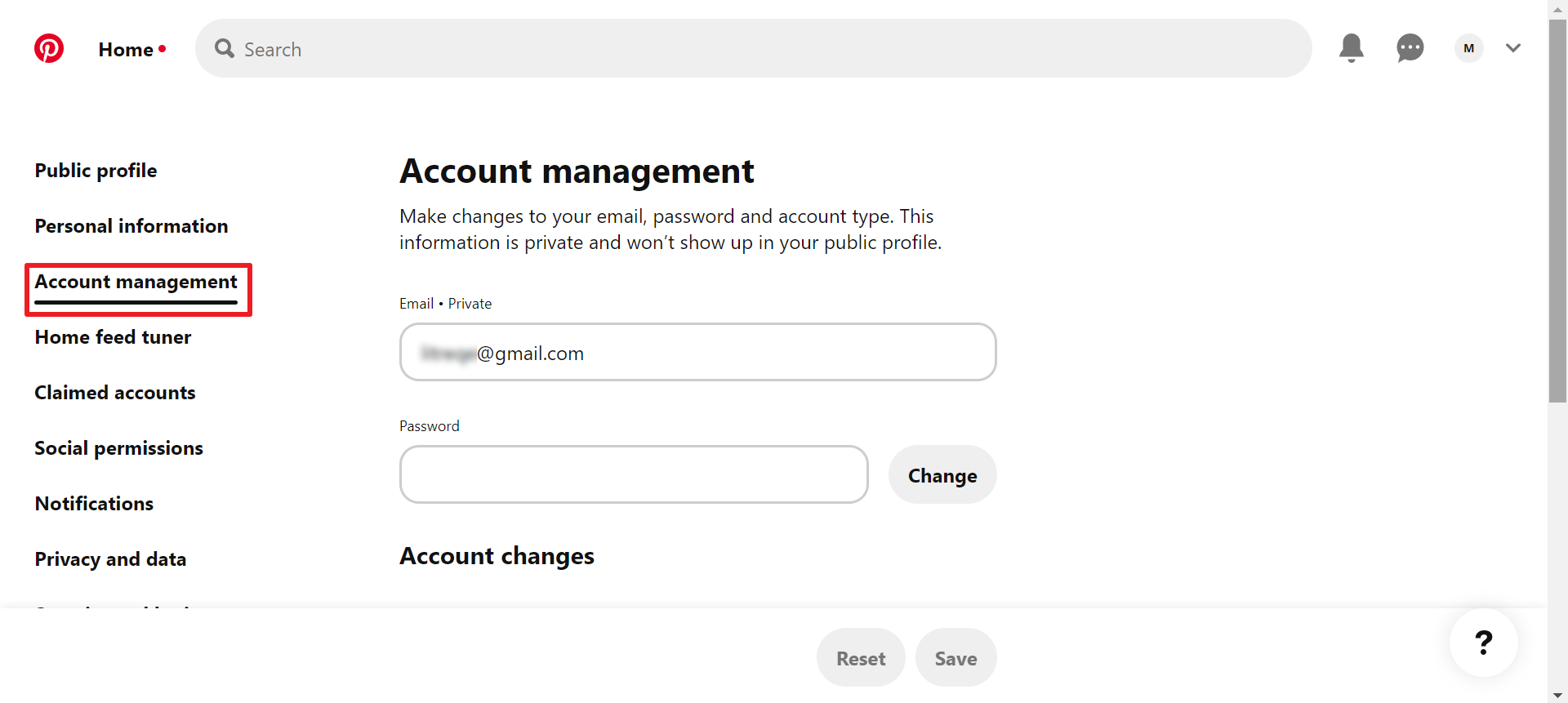 How to delete Pinterest account | Press "Account management" How to delete Pinterest account | Press "Account management"