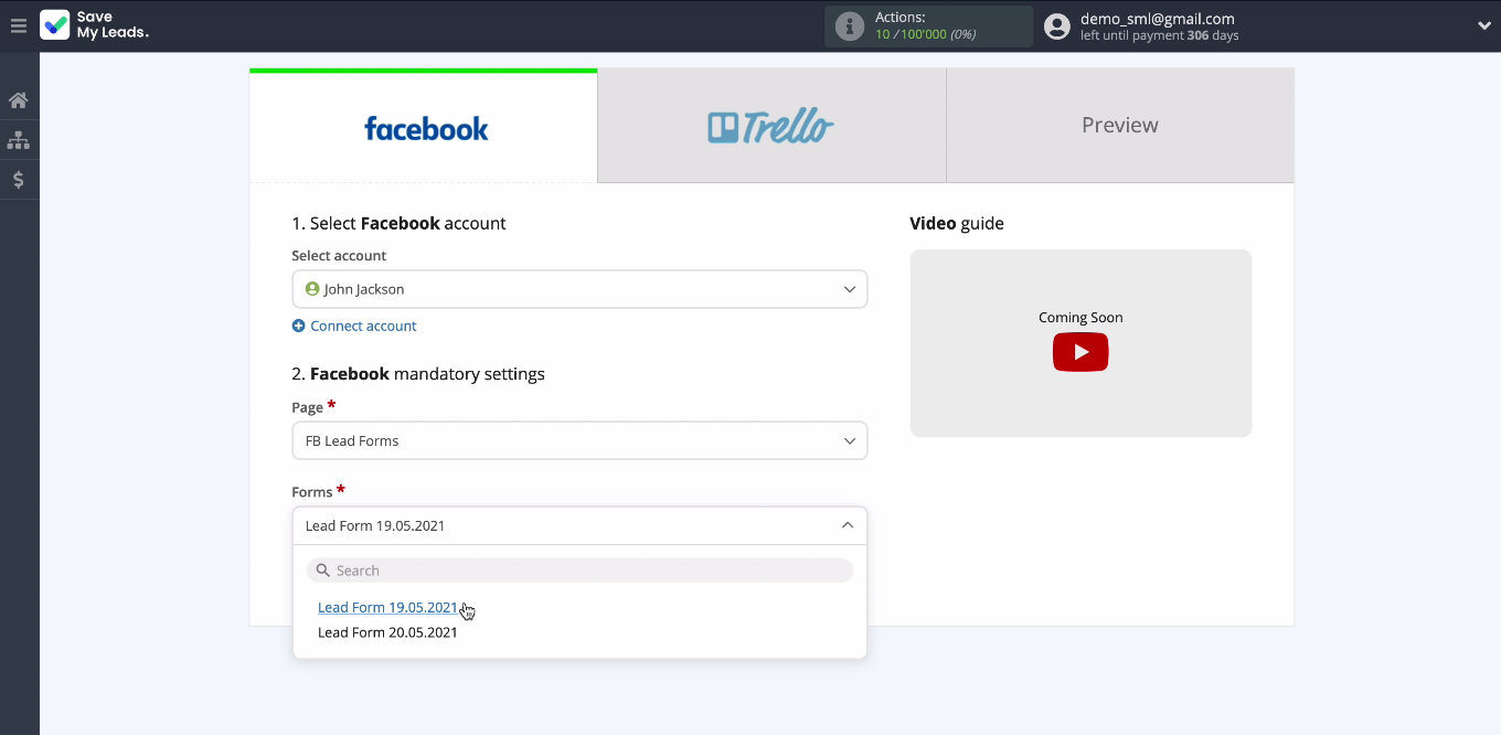 If you have several of them, you will need to create several connections If you have several of them, you will need to create several connections 