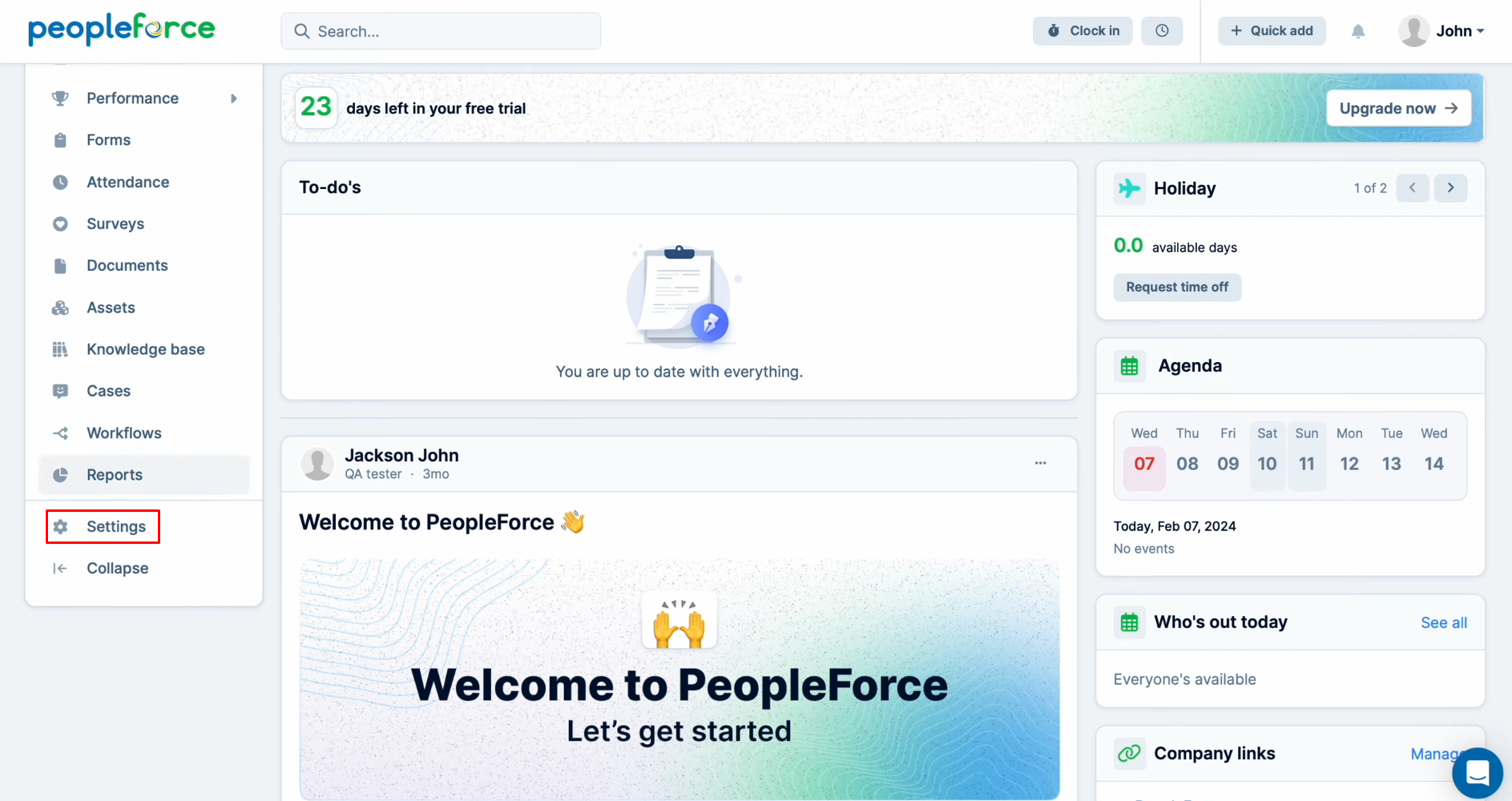 PeopleForce and Facebook integration | Go to your PeopleForce personal account PeopleForce and Facebook integration | Go to your PeopleForce personal account
