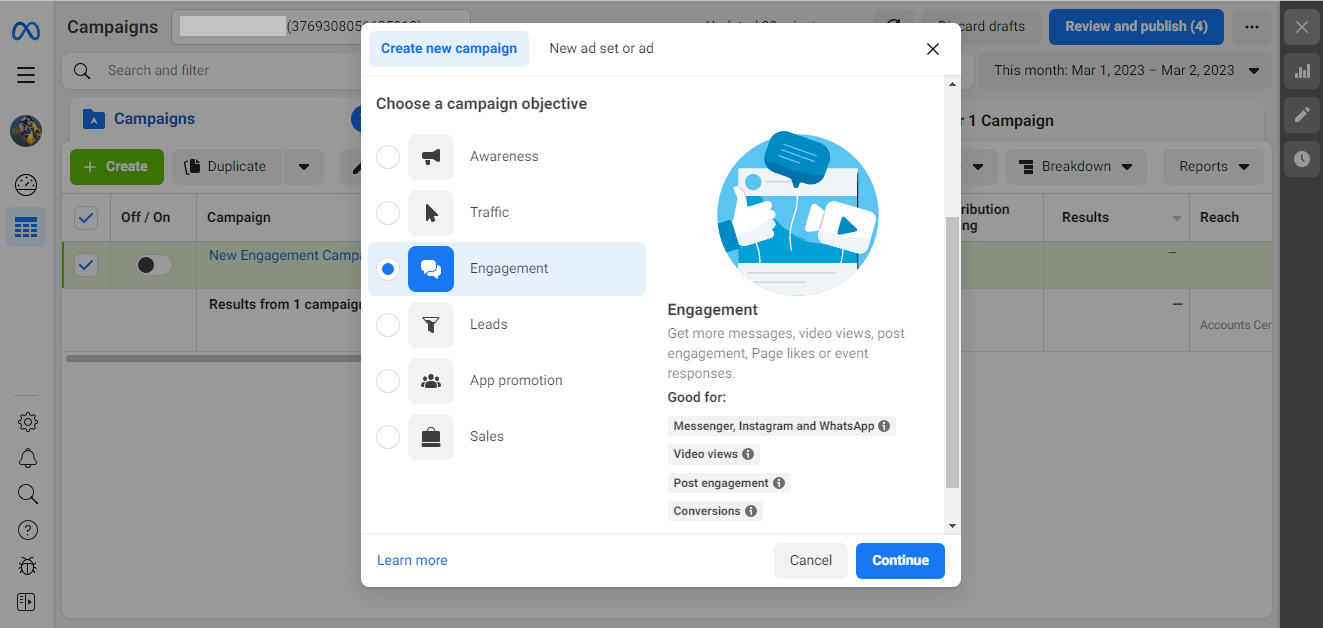Goals in Facebook (Meta) Ads Manager | Engagement Goals in Facebook (Meta) Ads Manager | Engagement