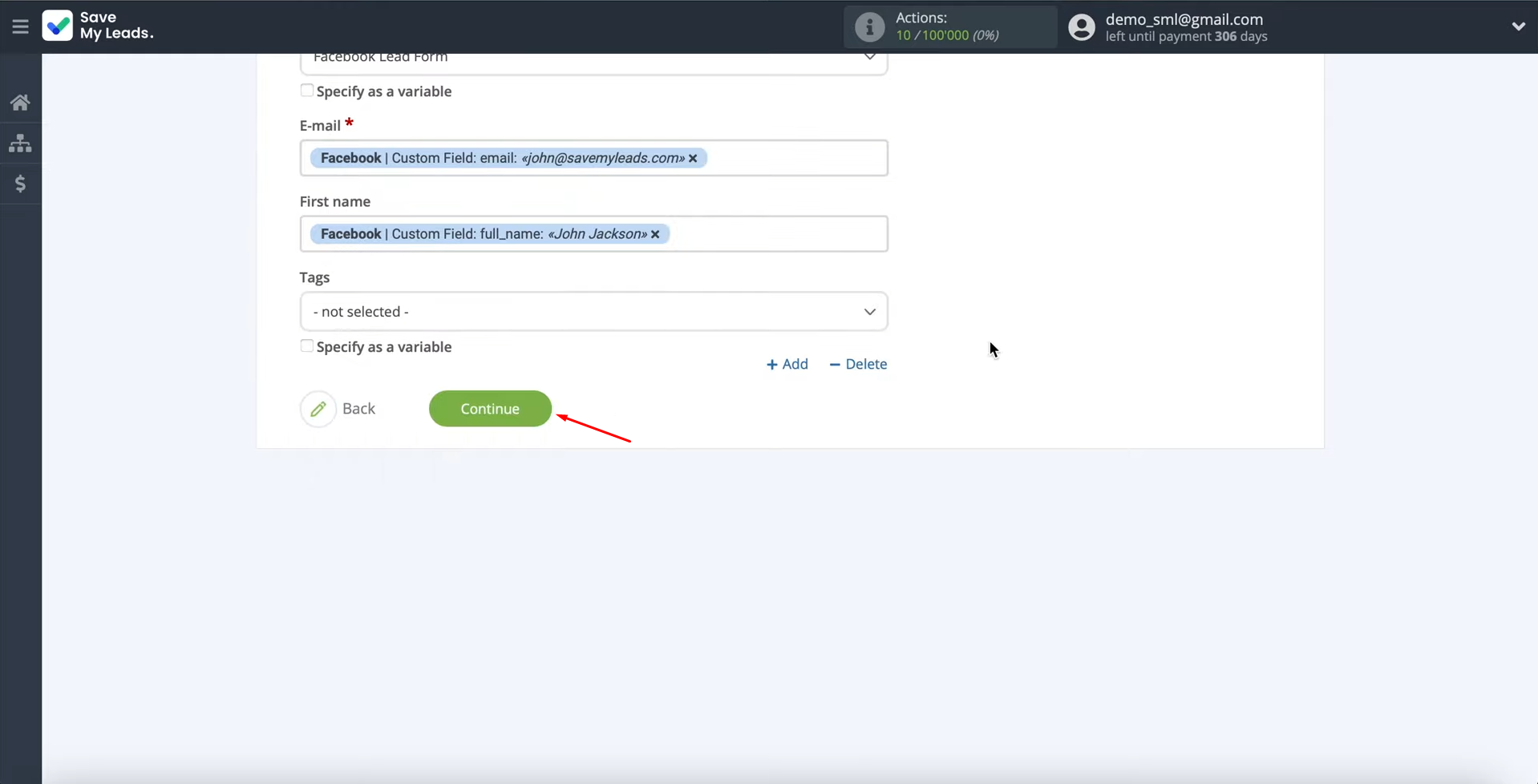 Facebook and ConvertKit integration | You can leave the fields unchanged Facebook and ConvertKit integration | You can leave the fields unchanged