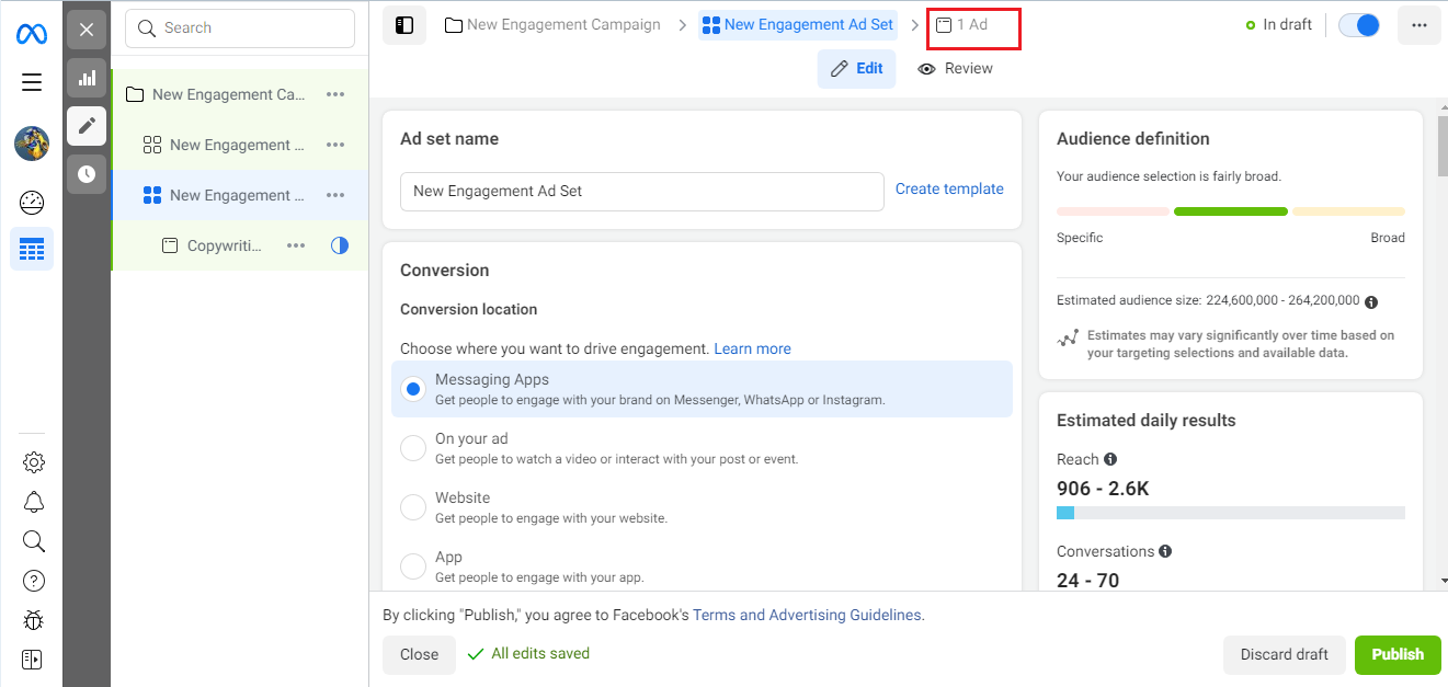 Creating an ad in Facebook (Meta) Ads Manager | 1 Ad Creating an ad in Facebook (Meta) Ads Manager | 1 Ad