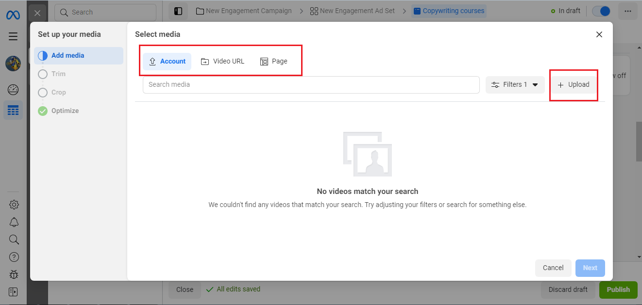 Adding videos to Facebook ads | Upload the video Adding videos to Facebook ads | Upload the video