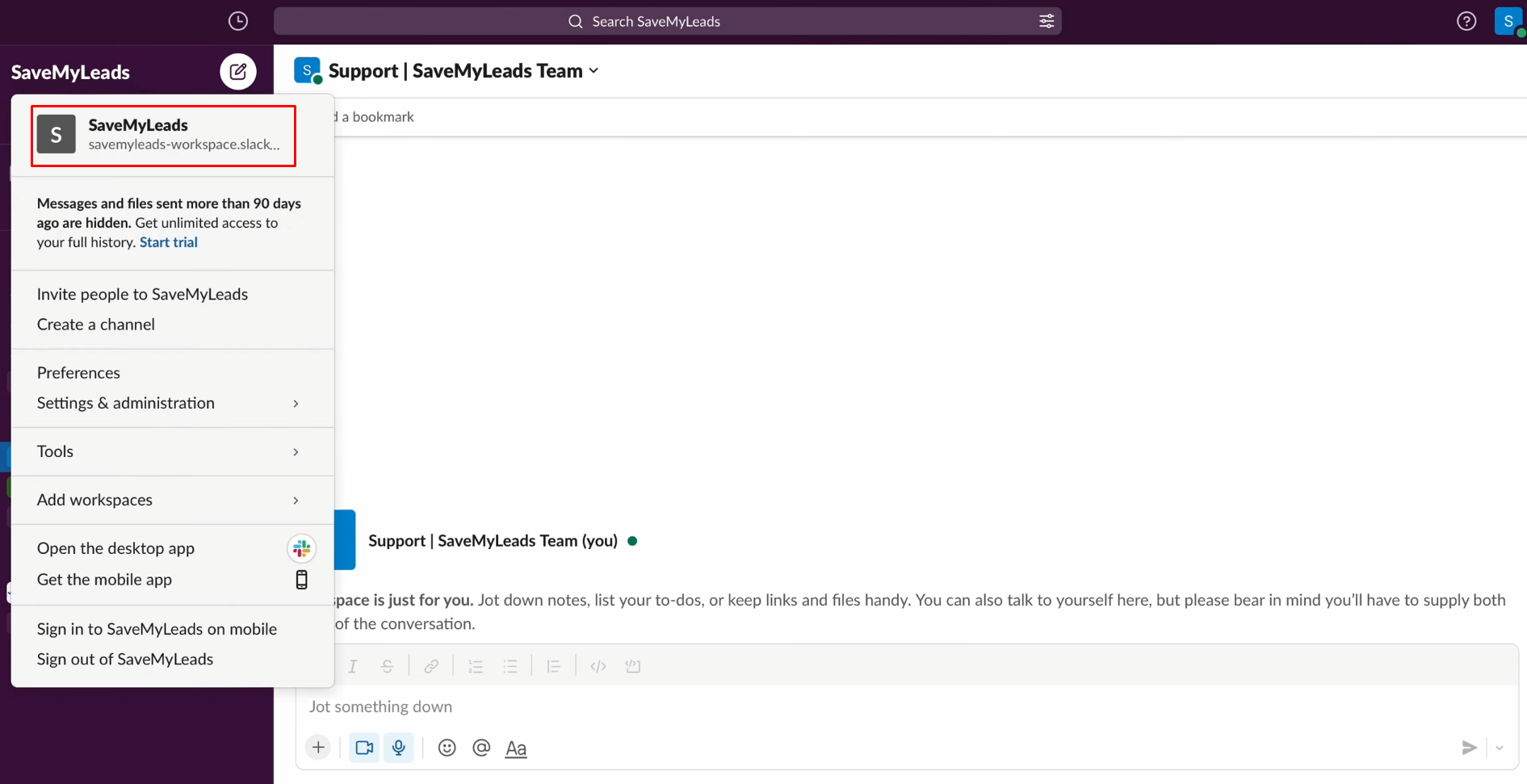 Google Lead Form and Slack integration | Go to your personal Slack account Google Lead Form and Slack integration | Go to your personal Slack account