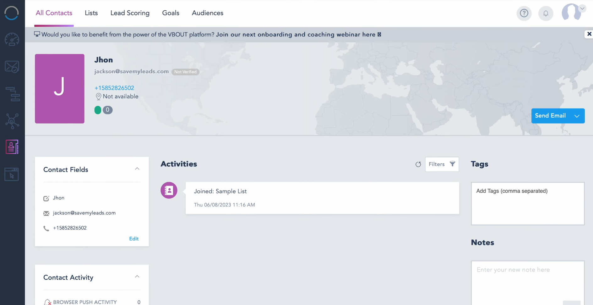 Facebook and Vbout integration | Go to Vbout and check the result Facebook and Vbout integration | Go to Vbout and check the result