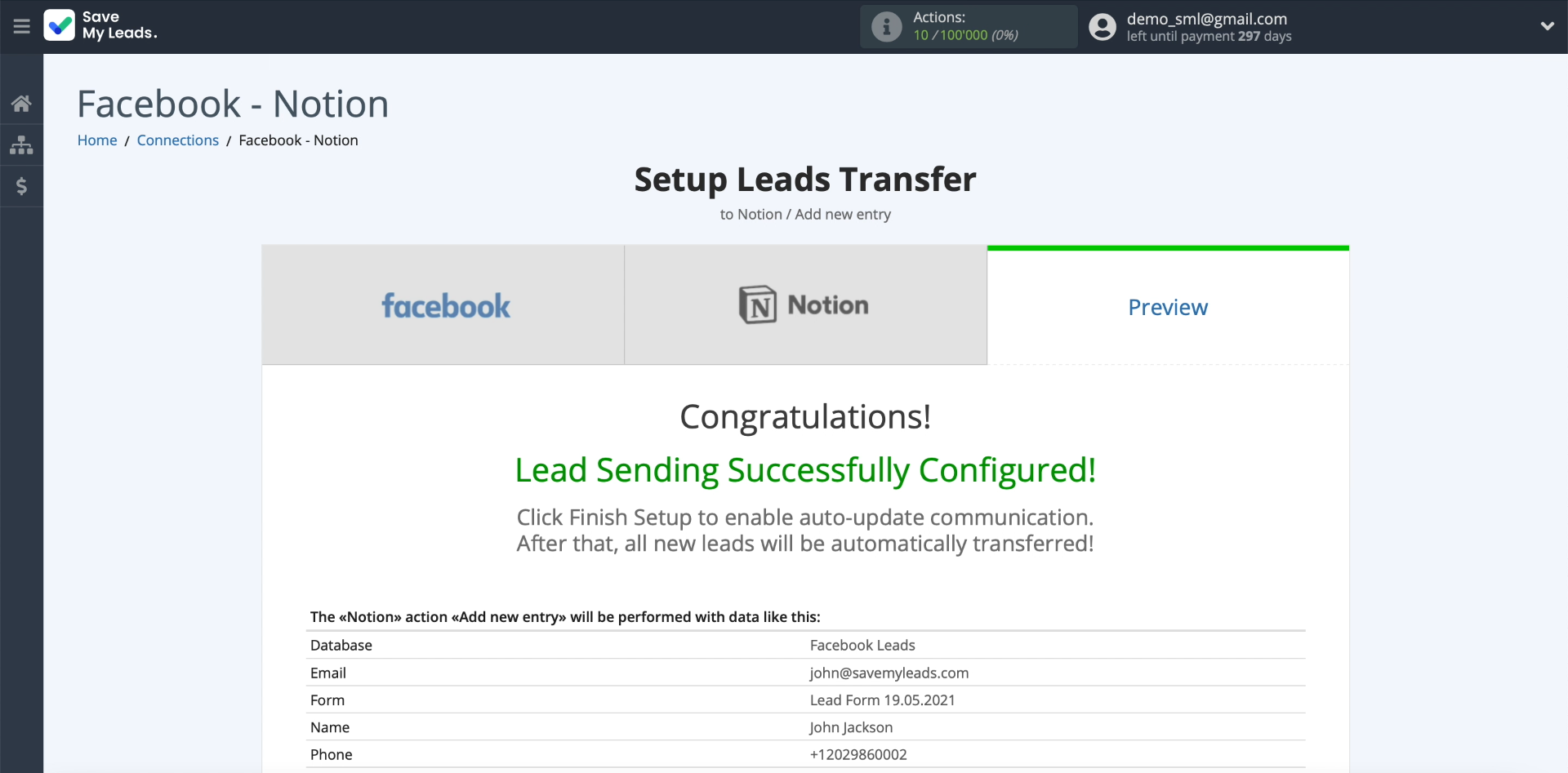 How to set up the upload of new leads from your Facebook ad account to Notion | Example of lead data part 1 How to set up the upload of new leads from your Facebook ad account to Notion | Example of lead data part 1