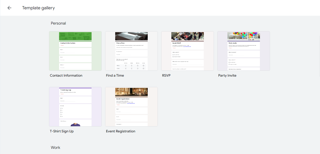 Google Forms vs Typeform | Google Forms Template Gallery Google Forms vs Typeform | Google Forms Template Gallery