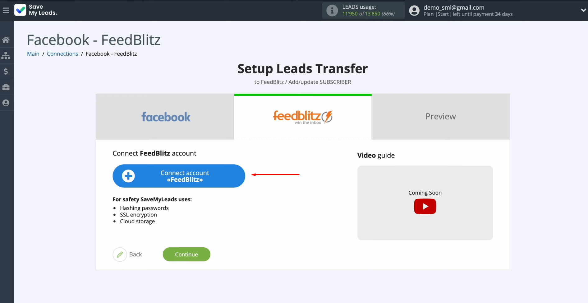 FeedBlitz and Facebook integration | Connect your FeedBlitz account to SaveMyLeads FeedBlitz and Facebook integration | Connect your FeedBlitz account to SaveMyLeads