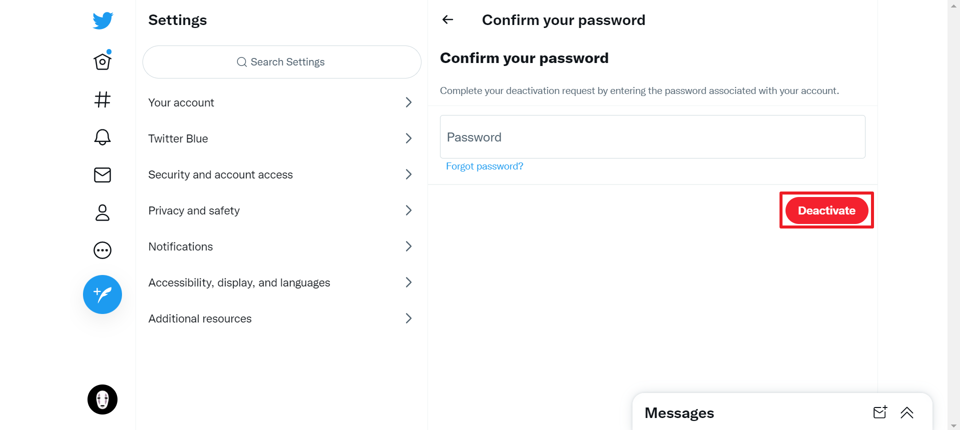 How to delete Twitter account | Press "Deactivate" again How to delete Twitter account | Press "Deactivate" again