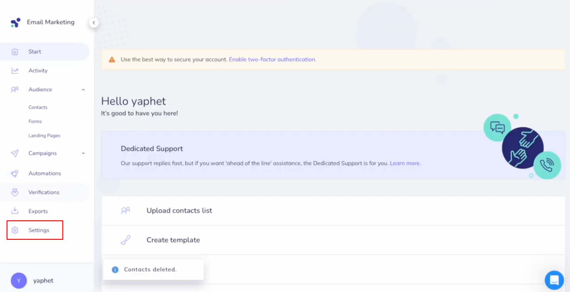 Elastic Email and Facebook integration | Go to your personal account in Elastic Email Elastic Email and Facebook integration | Go to your personal account in Elastic Email