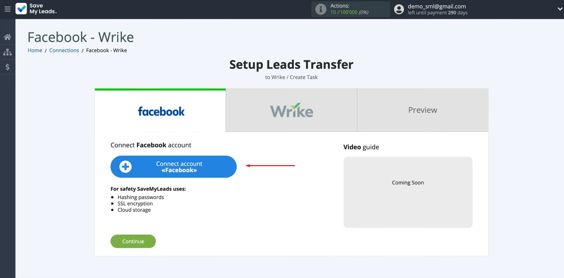 Facebook and Wrike integration | Connect your Facebook account to SaveMyLeads Facebook and Wrike integration | Connect your Facebook account to SaveMyLeads