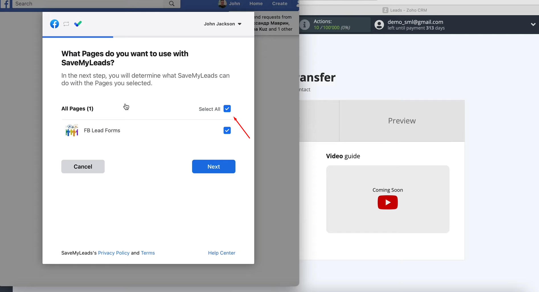 Facebook Lead Ads and Zoho CRM integration | Check all the fields at once Facebook Lead Ads and Zoho CRM integration | Check all the fields at once