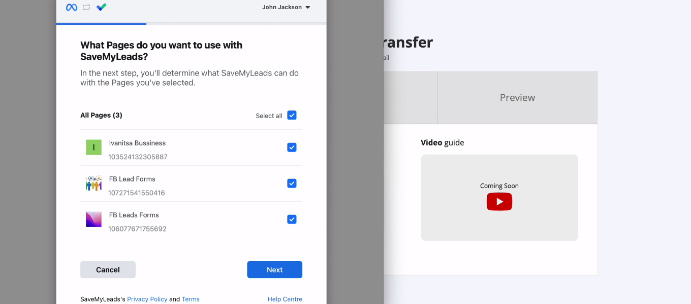 Facebook and iCloud integration | Mark ad pages Facebook and iCloud integration | Mark ad pages