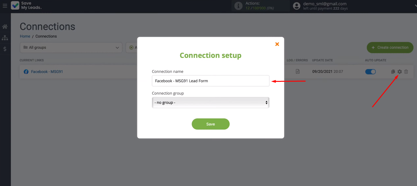 Facebook and MSG91 integration | Change integration's name Facebook and MSG91 integration | Change integration's name