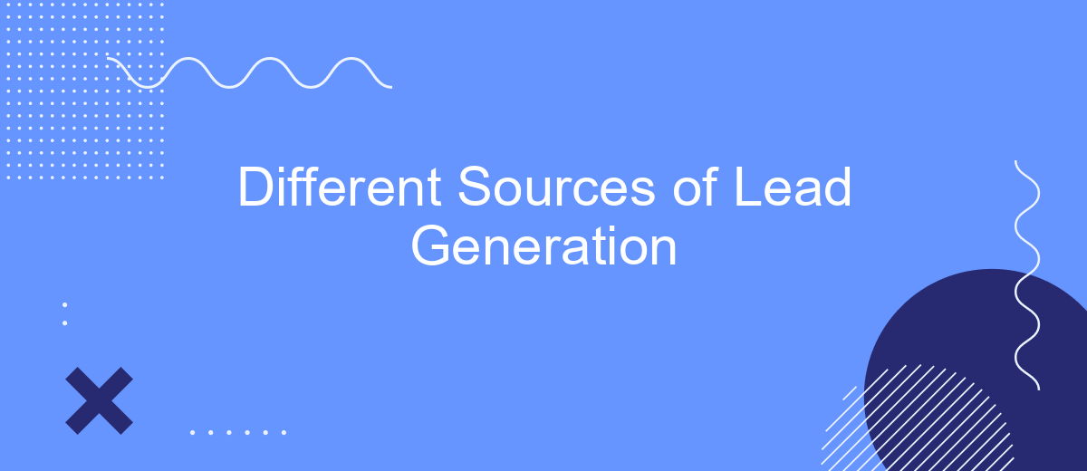 Different Sources of Lead Generation