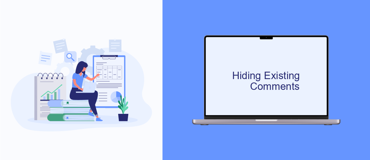 Hiding Existing Comments Hiding Existing Comments