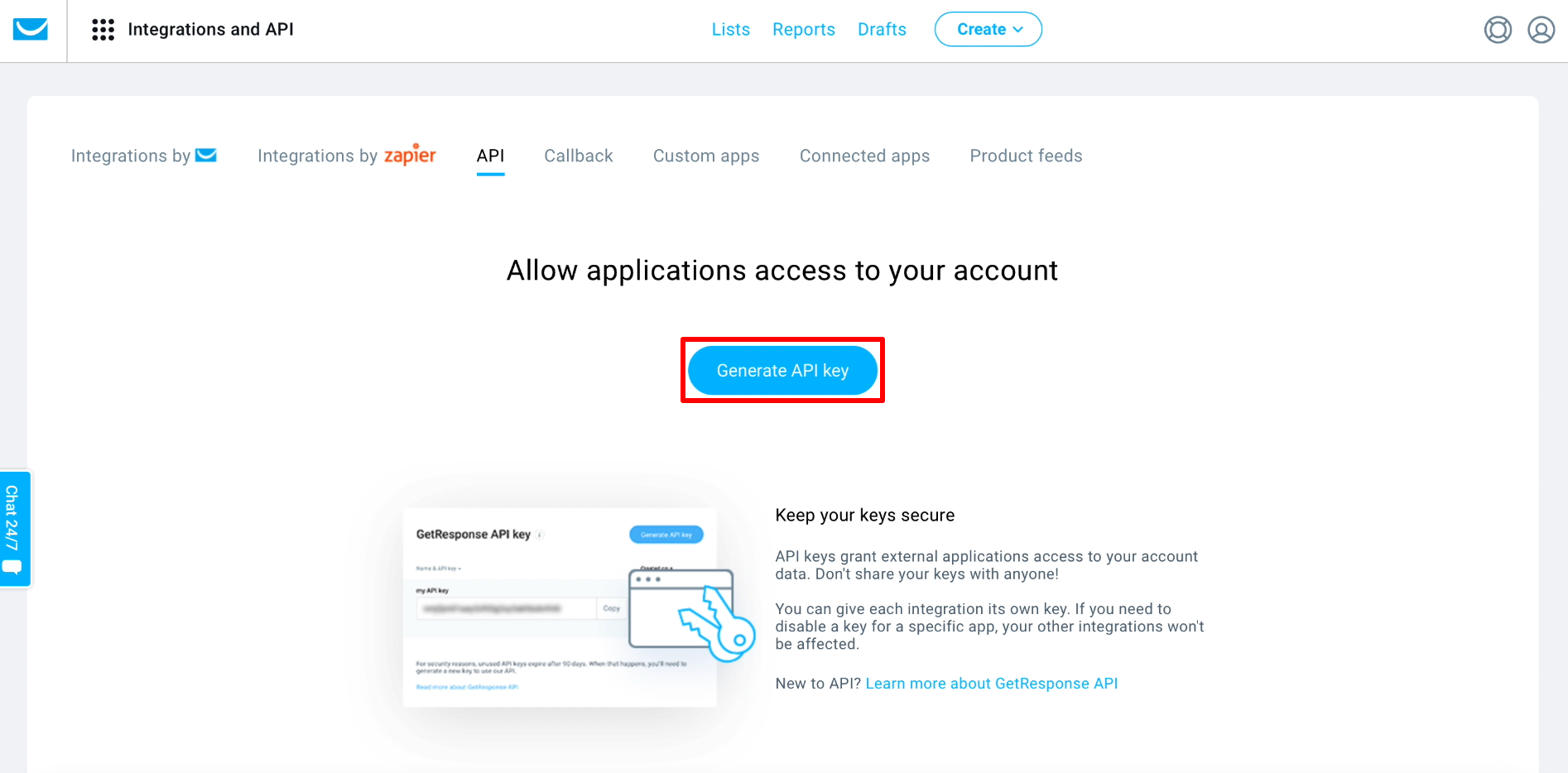 How To Set Up New Leads From Facebook To GetResponse | Generating an API key How To Set Up New Leads From Facebook To GetResponse | Generating an API key