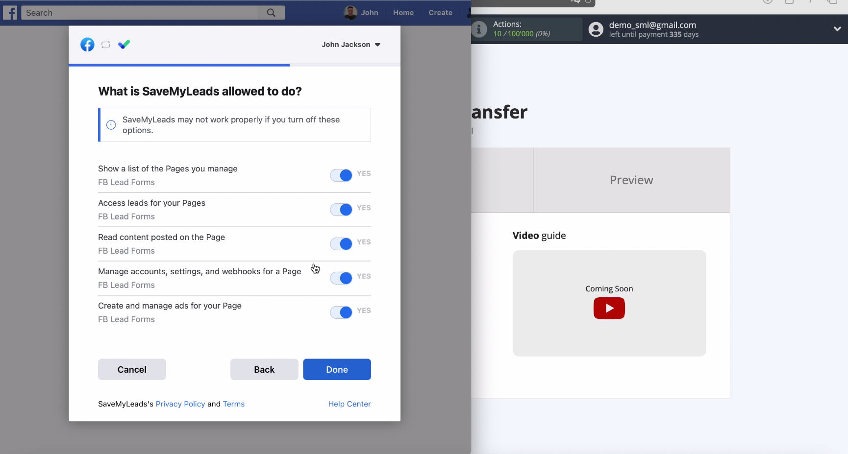 Facebook Lead Ads + Gmail Integration | Do not change the resolution Facebook Lead Ads + Gmail Integration | Do not change the resolution