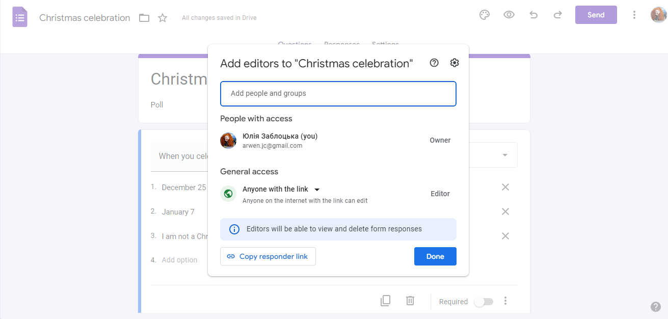 Google Forms and Jotform functionality | Collaboration in Google Forms Google Forms and Jotform functionality | Collaboration in Google Forms