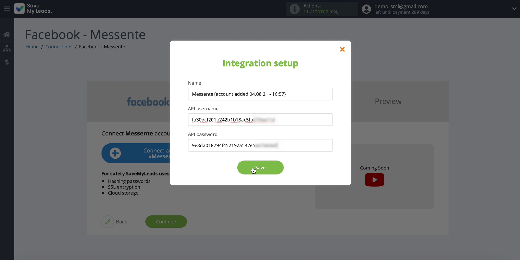How to set up Facebook and Messente integration | Continue setup How to set up Facebook and Messente integration | Continue setup