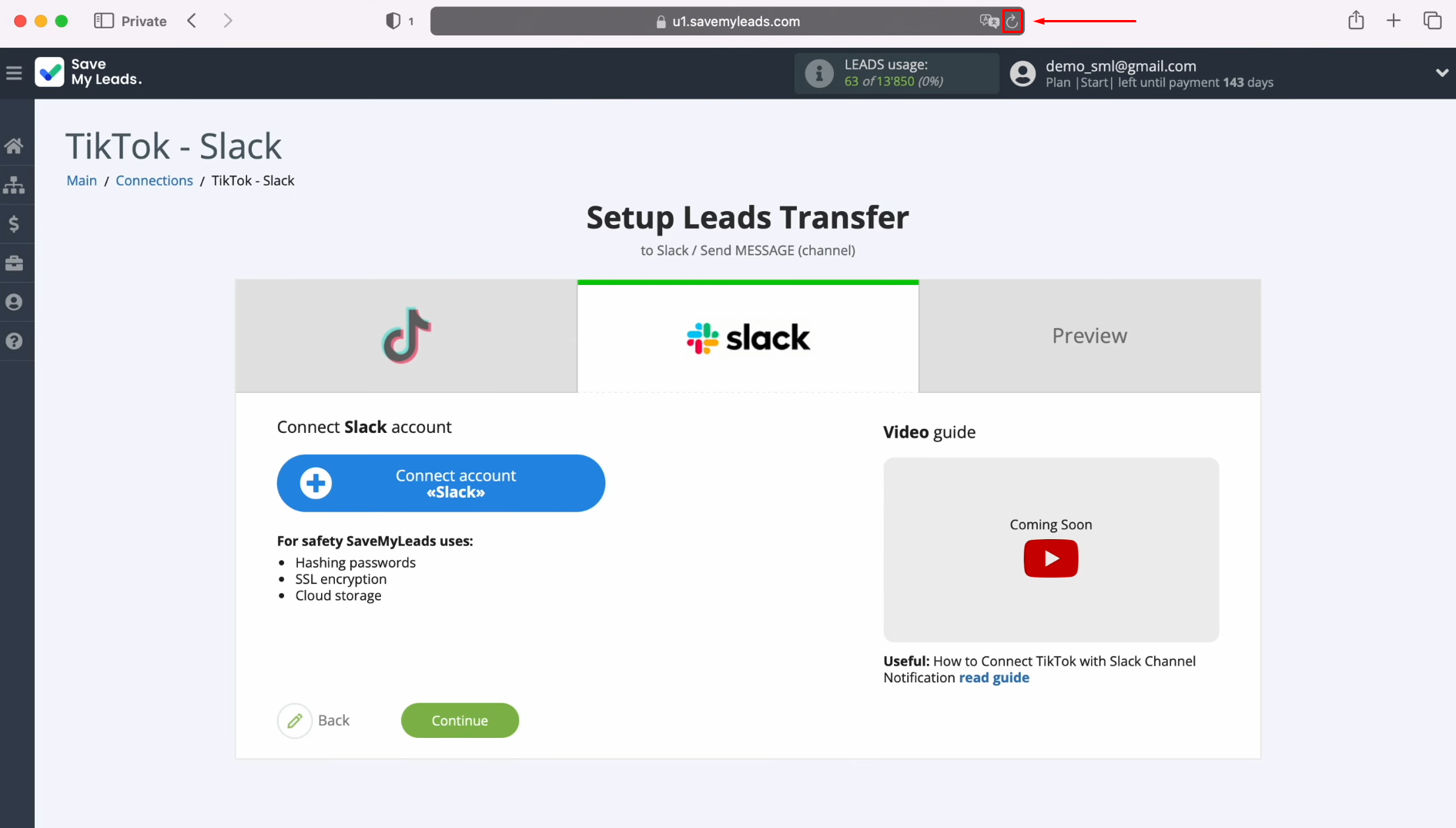 TikTok and Slack integration | Refresh the page TikTok and Slack integration | Refresh the page