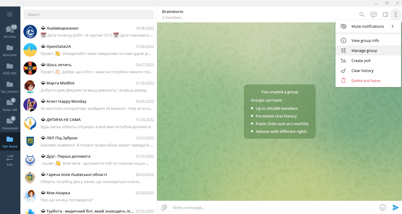 How to create a Telegram group | Manage group How to create a Telegram group | Manage group